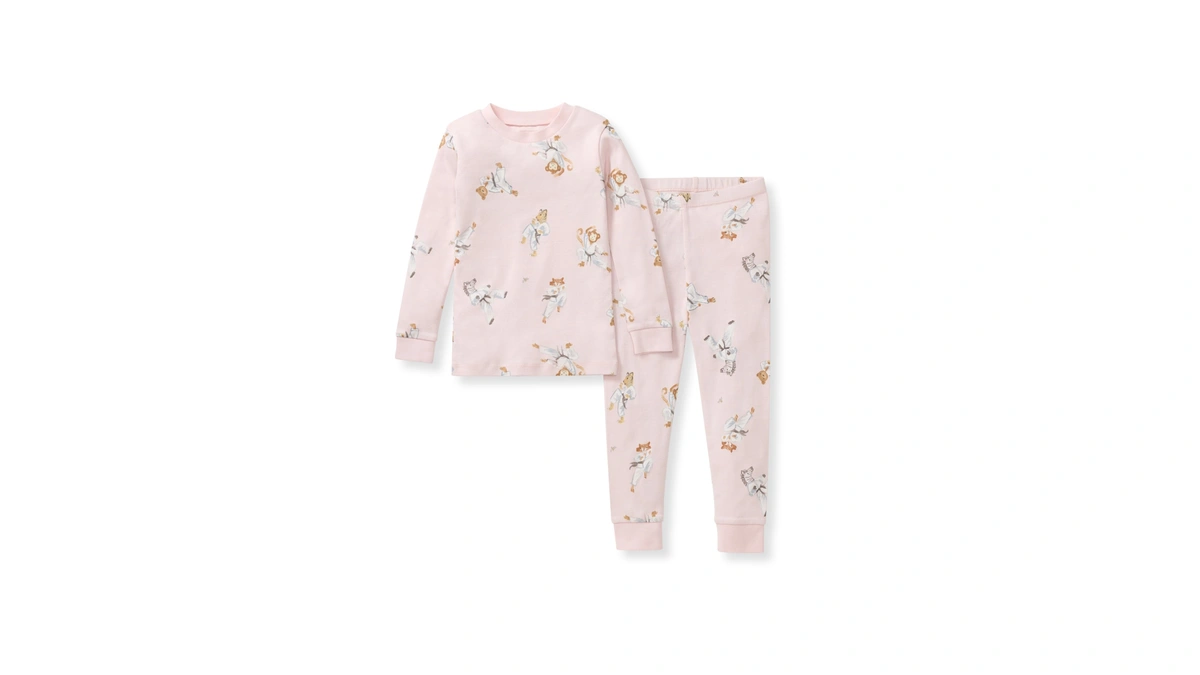 Burt's Bees Baby Girls Organic Cotton Pajamas, Toddler Pj Set,