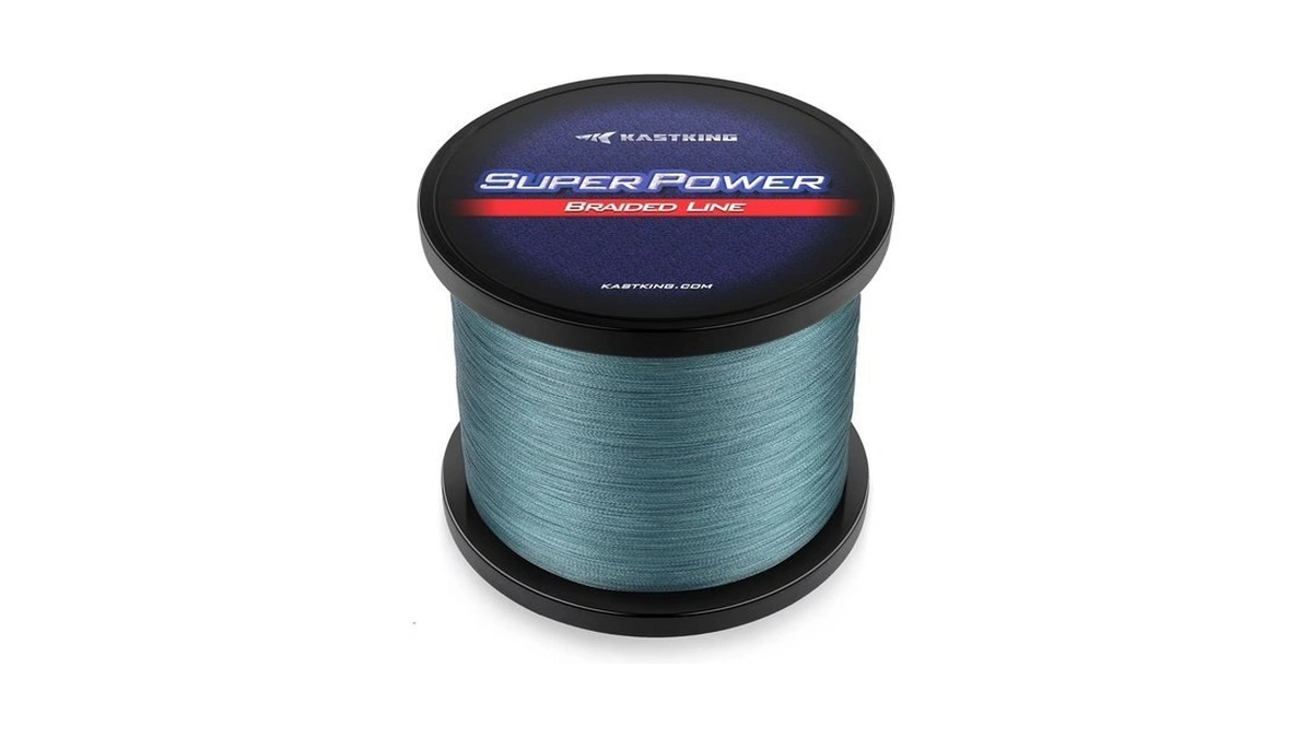Kastking Superpower Braided Fishing Line,low-vis Gray,15 Lb,547 Yds