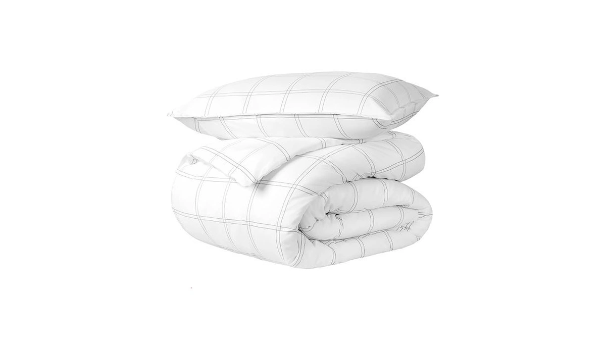 Bare Home Duvet Cover Set (twin/twin Xl, Modern Plaid -