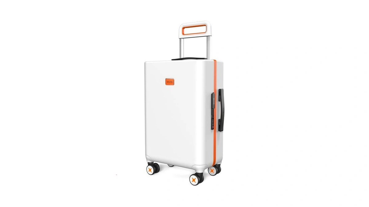 Yaown 20inch Carry On Luggage 22x14x9 Zipperless Hard Suitcase, White