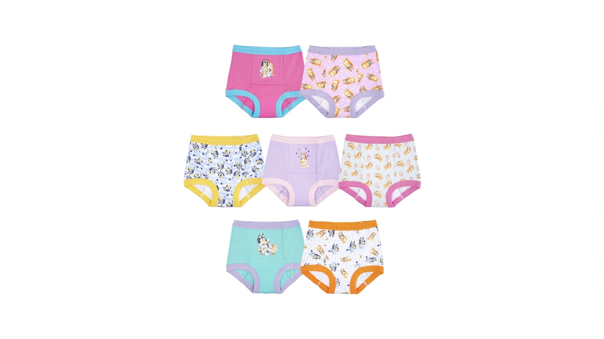 Bluey Amazon Exclusive 7-pack Potty Training Pants With Stickers And