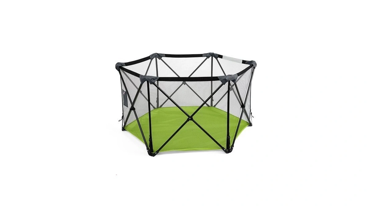 Bright Starts Pop ‘n Play Indoor/outdoor Playard, Portable Playpen For