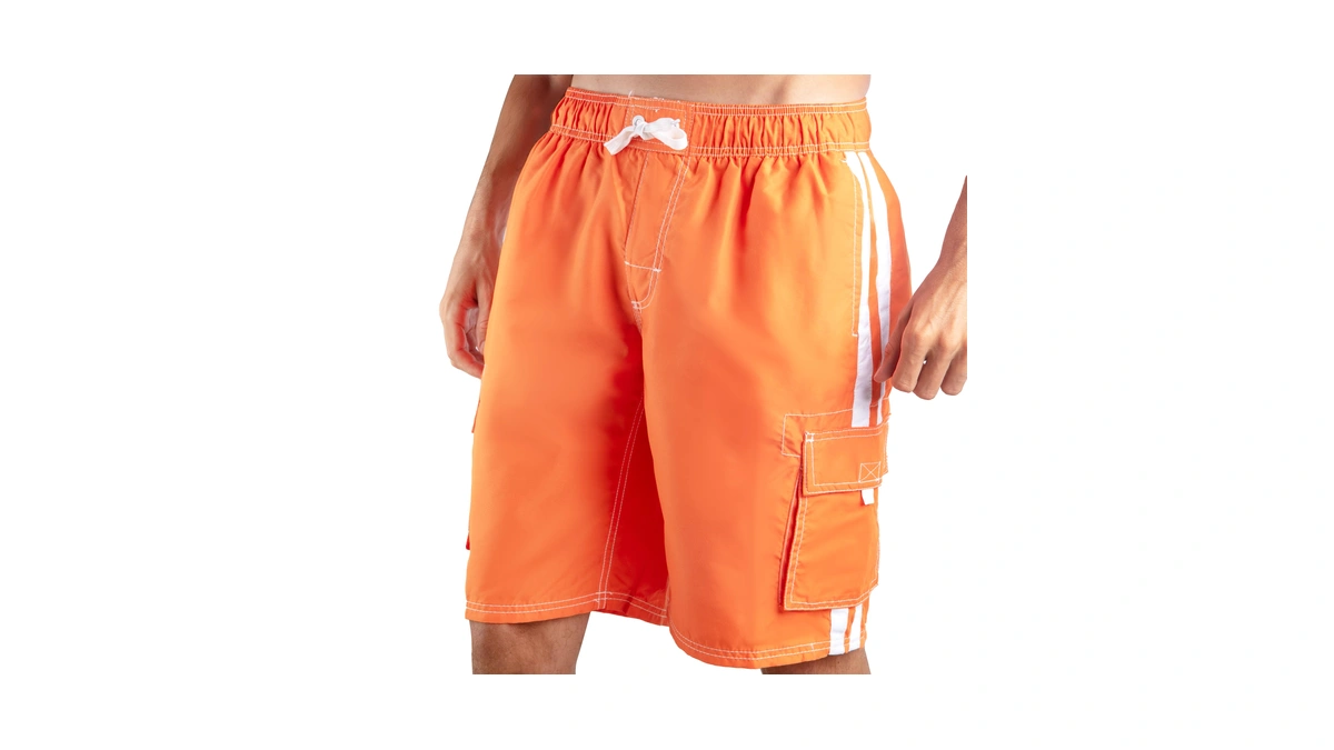 Kanu Surf Mens Barracuda (regular & Extended Sizes) Swim Trunks,