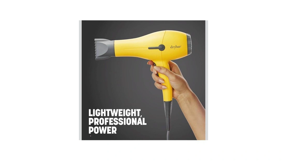 Drybar Buttercup Ionic Blow Dryer With 2 Concentrator Nozzles