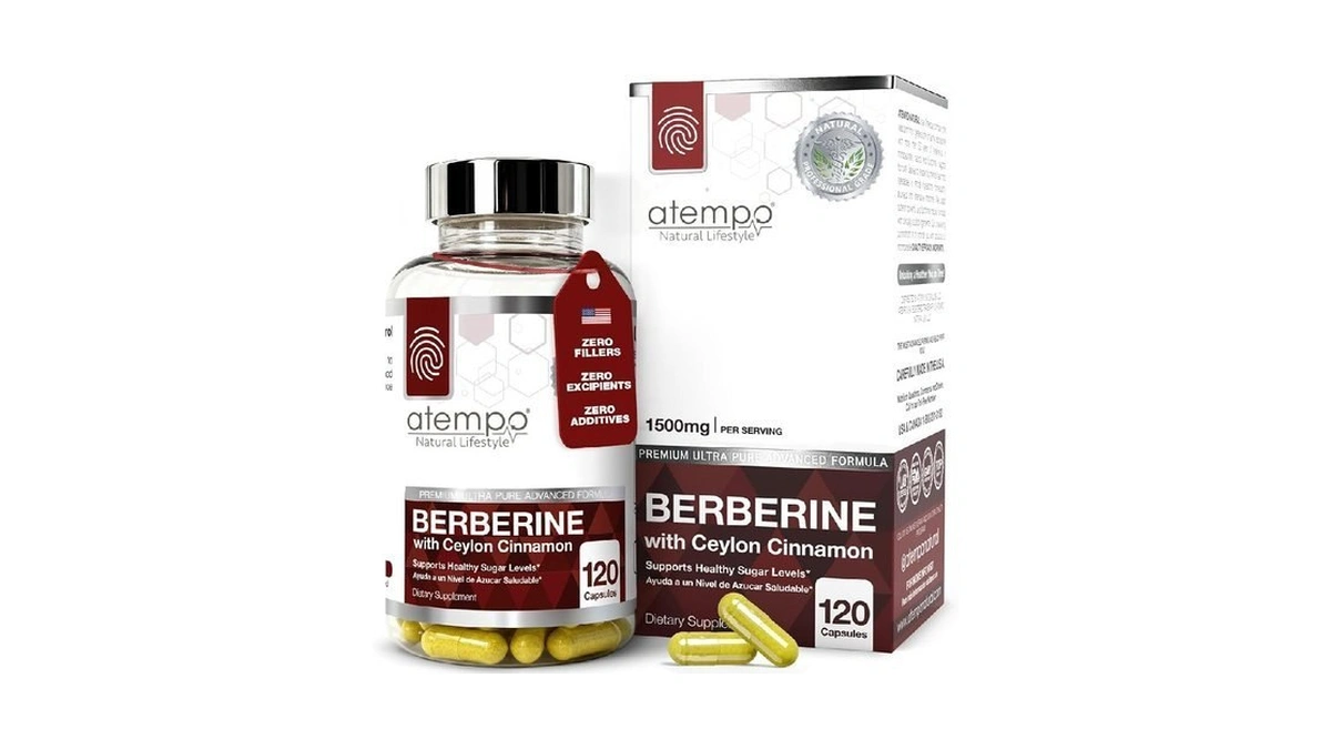 Berberine Supplement With Ceylon Cinnamon Hcl 1500mg, Natural Berberine Extract
