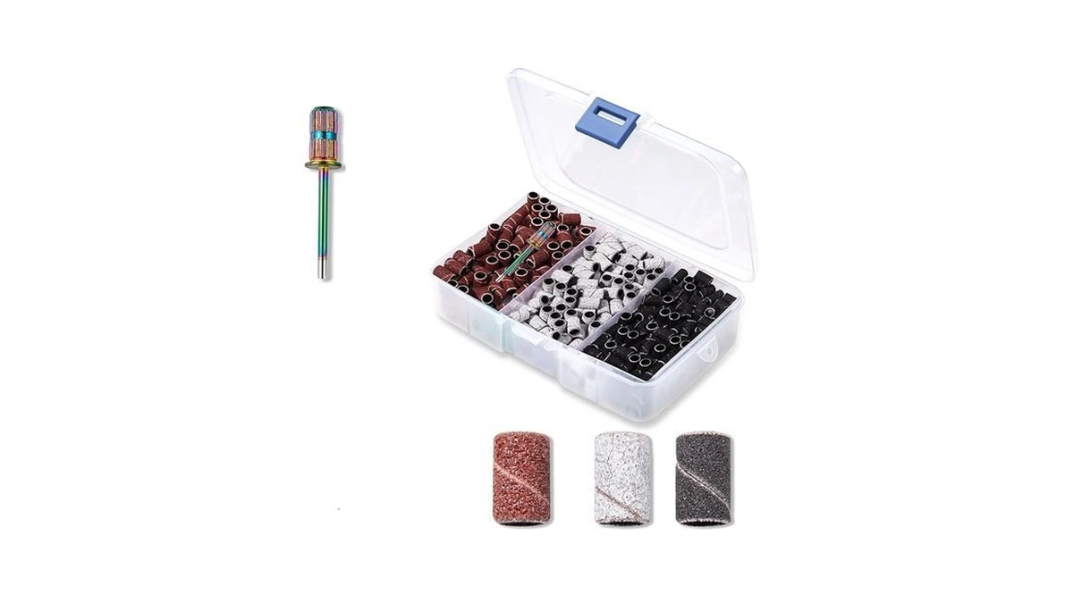 300pcs Nail Sanding Bands For Nail Drill, Lumcrissy Sanding Band