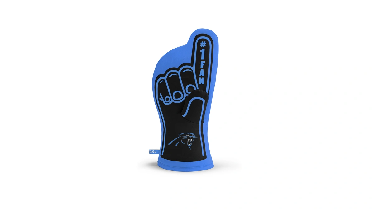 Youthefan Nfl Carolina Panthers #1 Oven Mitt, Team Color, 13.25"