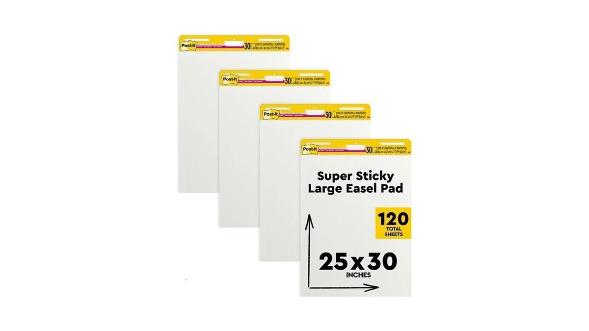 Post-it Super Sticky Easel Pad, 25 In X 30 In,