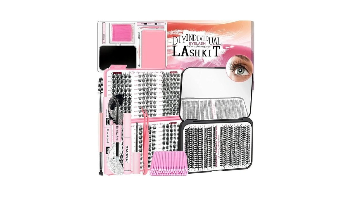 Quklogen Diy Wispy Lash Extension Kit 570pcs D Curl 6