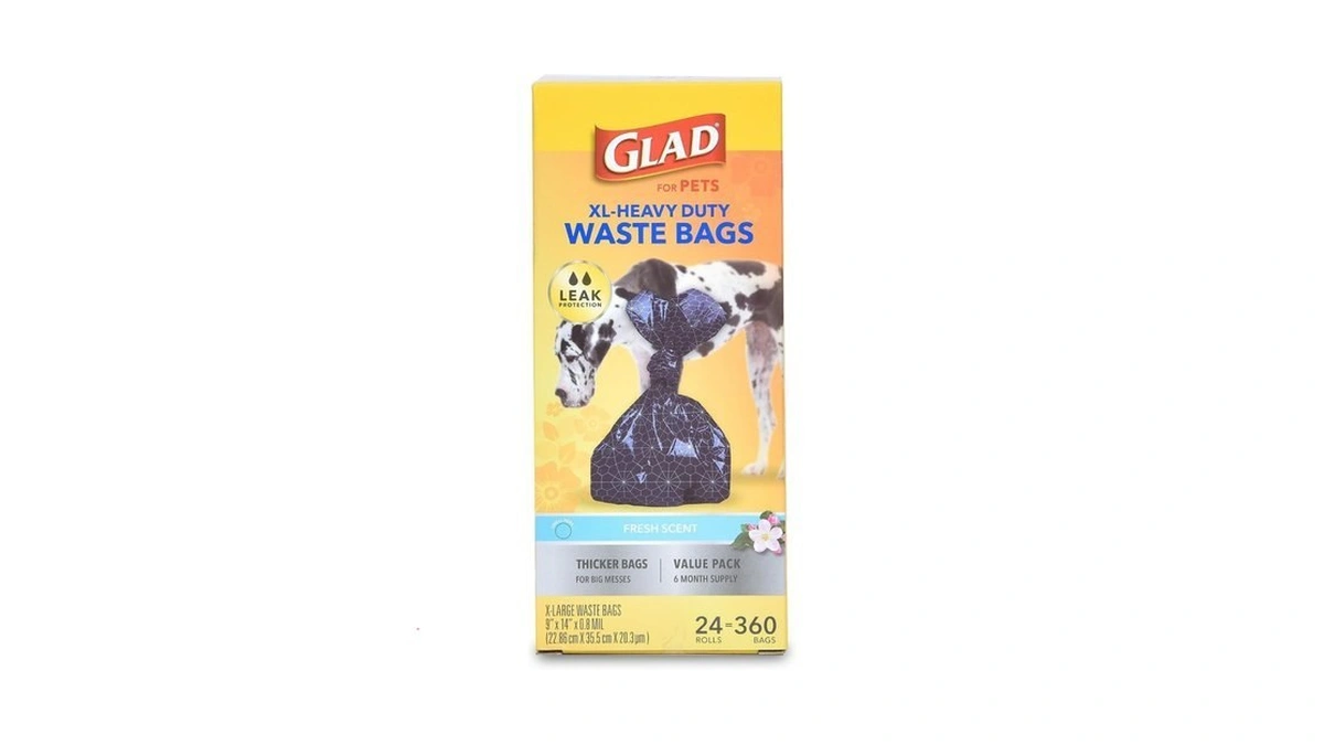 Glad Extra Large, Heavy Duty Scented Dog Waste Bags Value
