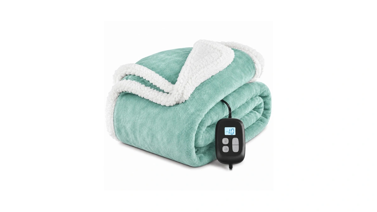 Yustal Electric Heated Blanket Full Size 72" X 84", Soft