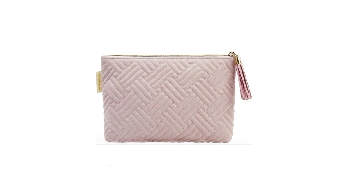 Bagsmart Small Makeup Bag For Women, Zipper Cosmetic Pouch For