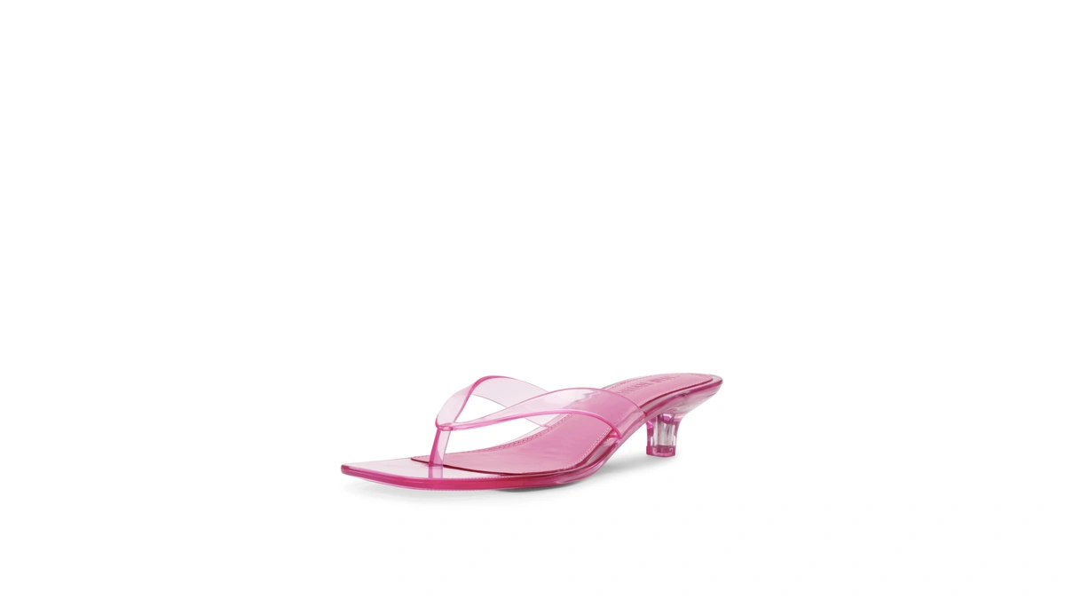 Steve Madden Women's Tracie Heeled Sandal, Pink, 8