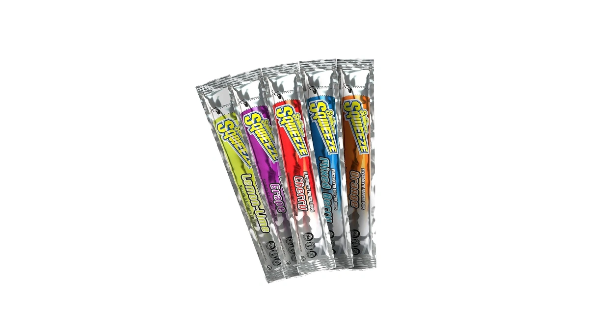 Sqwincher Sqweeze Electrolyte Replenishing Freeze Pops, Assorted Flavors, 10 Per