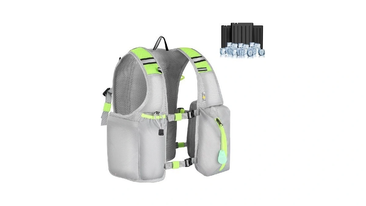 Pomiceer Running Hydration Vest Backpack: Cooling Vest For Men Women