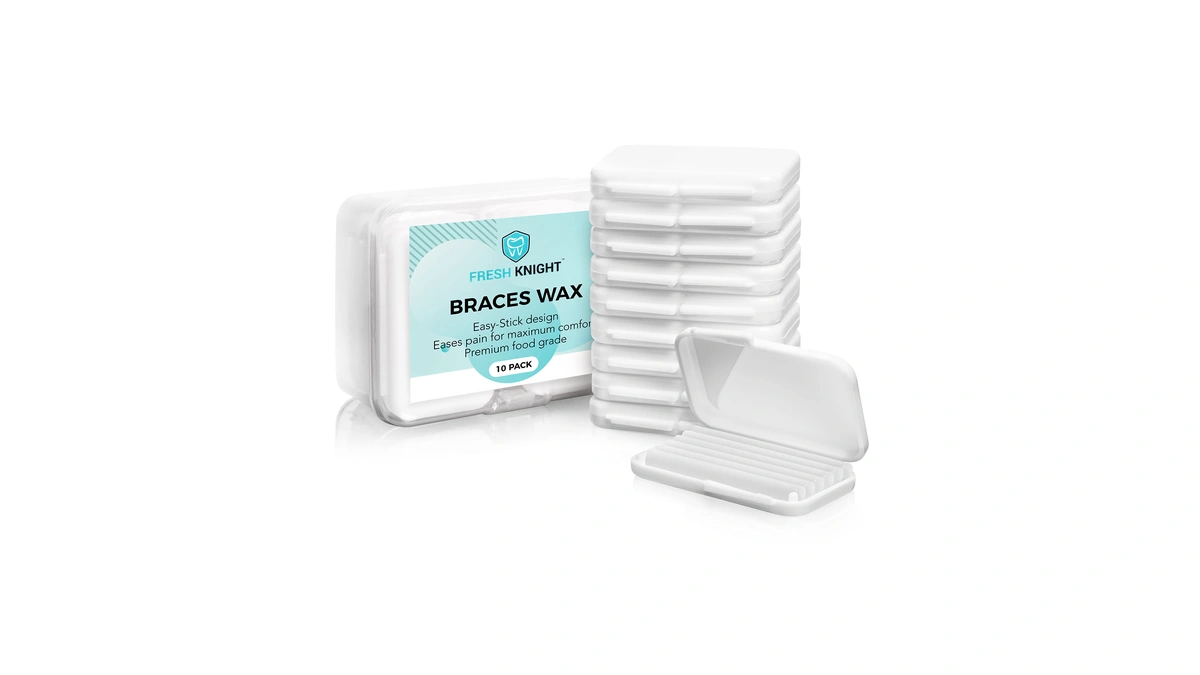Braces Wax White 10 Pack. Dental Wax For Braces &