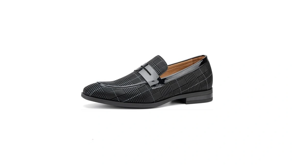 Jitai Mens Leather Loafers Dress Shoes Loafers For Men Tuxedo