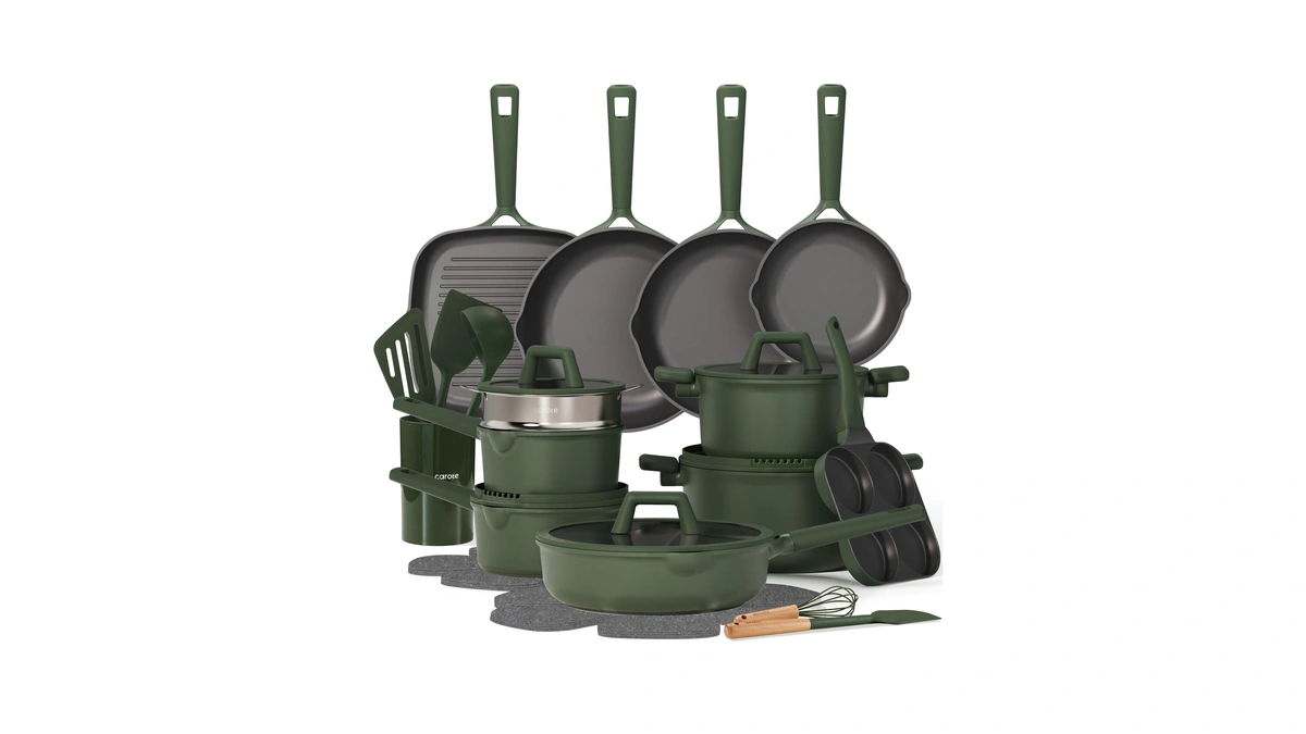 Carote 31pcs Pots And Pans Set, Nonstick Cookware Set