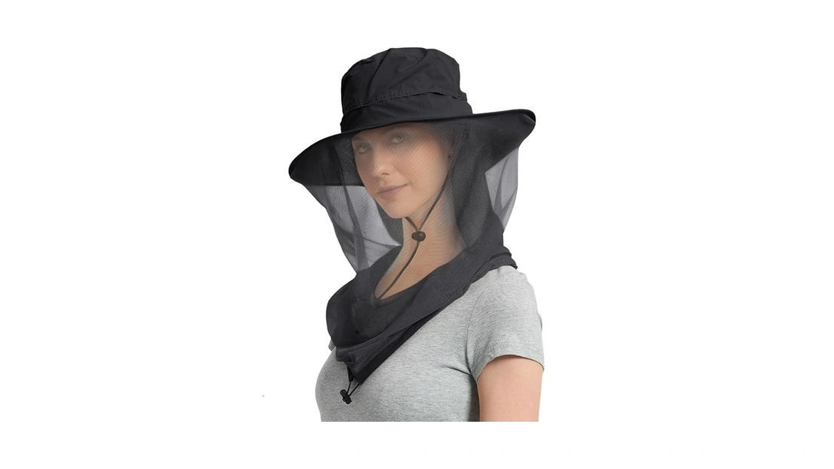 Venterior Head Net Hat - Safari Sun Bucket Fishing With