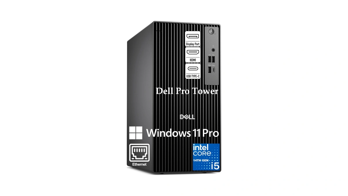 Dell Pro Tower Business Desktop, 14th Gen Intel Core I5-14500
