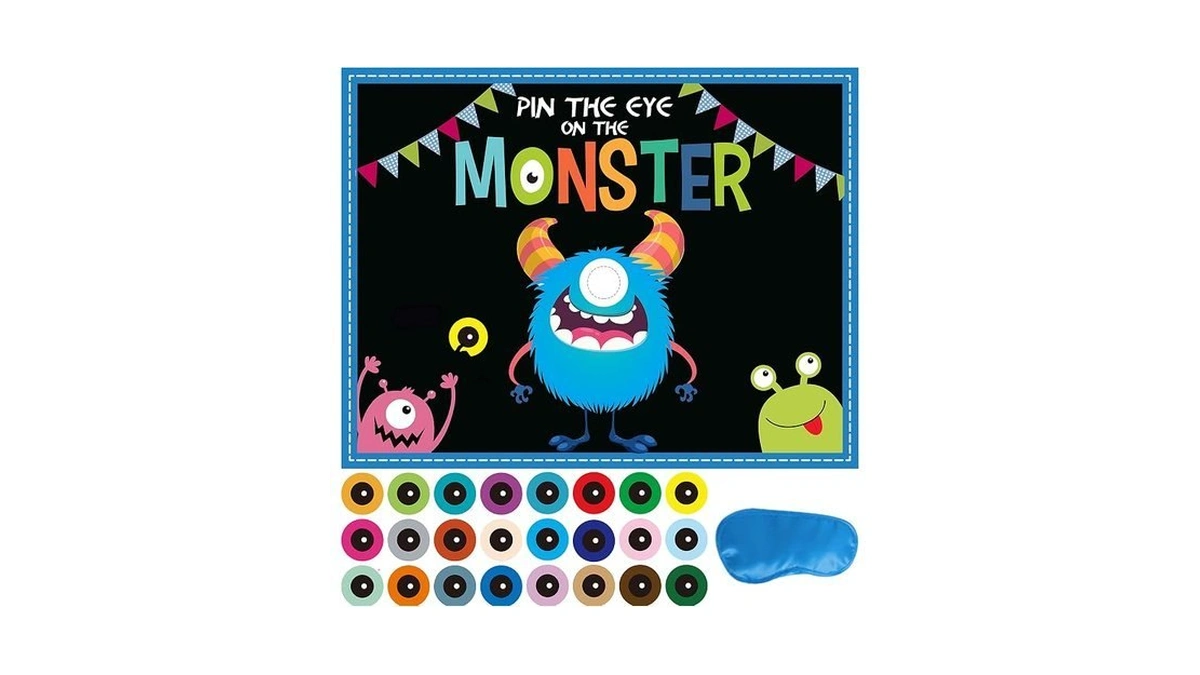Halloween Games Kids - Pin The Eye On The Monster