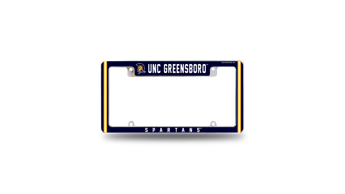 Rico Industries Ncaa Unc Greensboro Spartans 12" X 6" Chrome