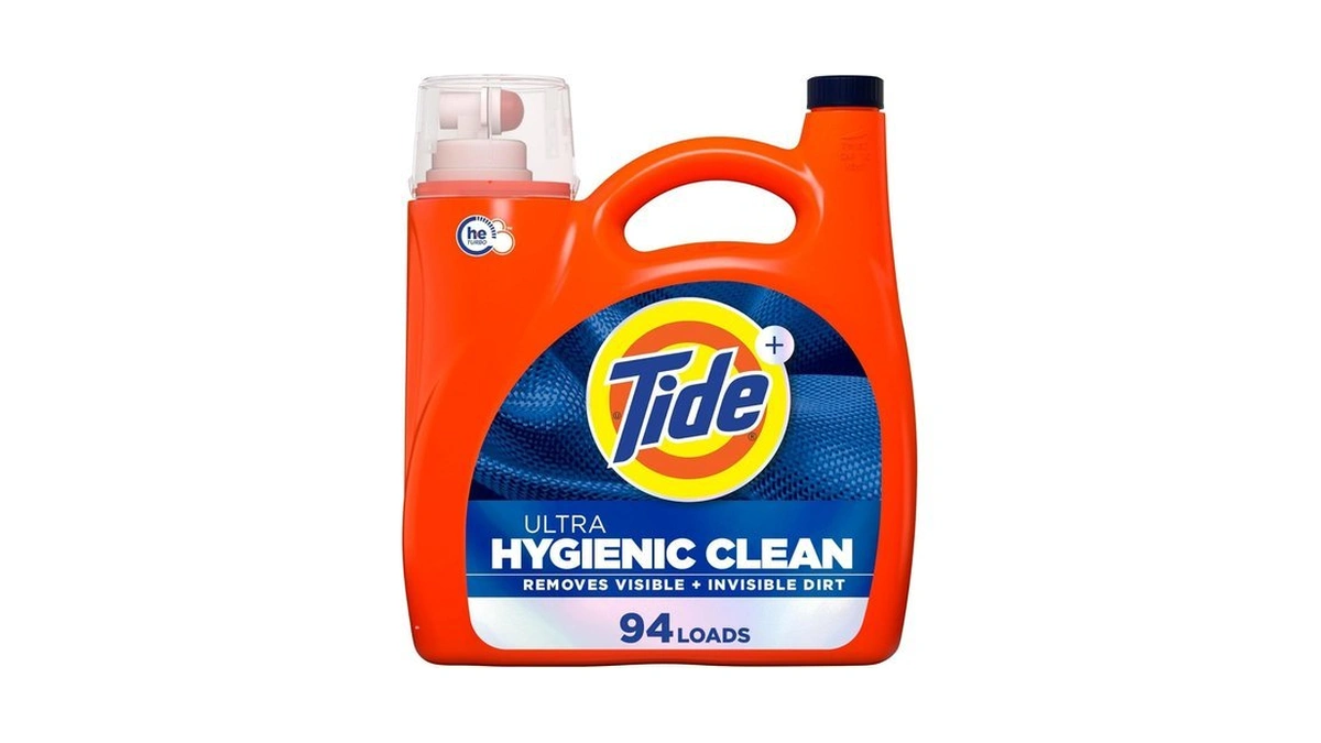 Tide Ultra Hygienic Clean Liquid Laundry Detergent, Original Scent, 132