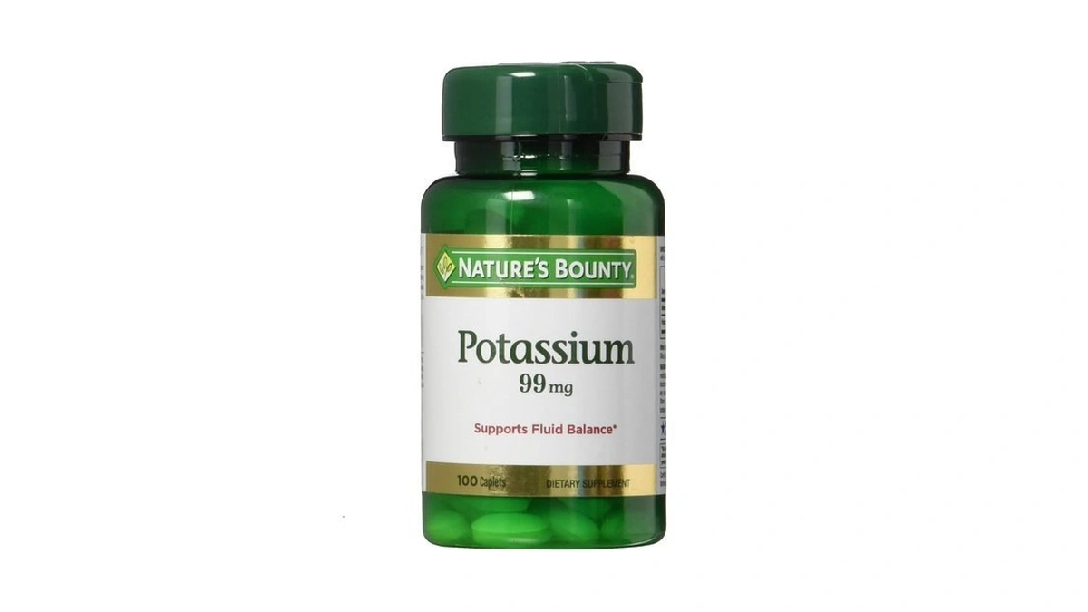 Nature's Bounty Potassium Gluconate 99mg, 100 Caplets