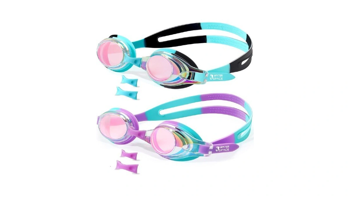 Water Space Swim Goggles For Kids Boys Girls 3-5 3-6