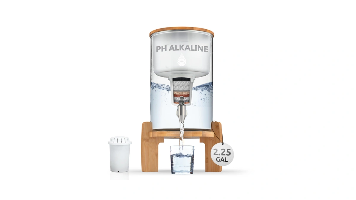 Invigorated Water Recharge Glass Alkaline Wat...
