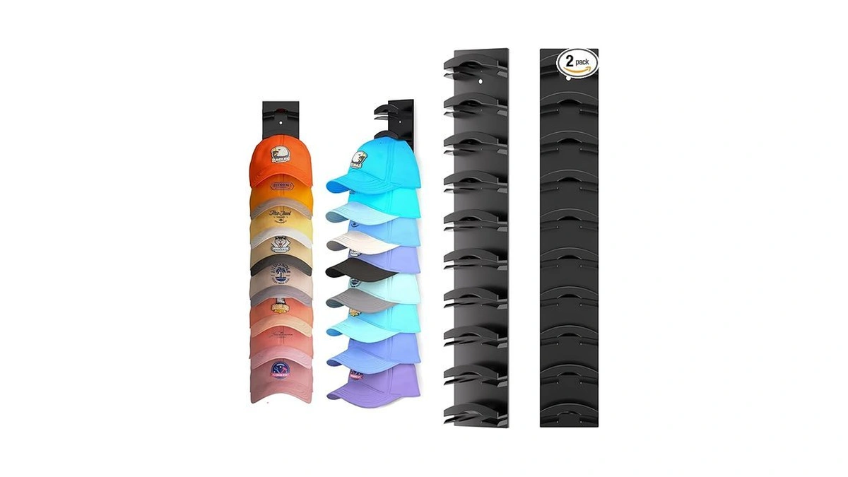 Hat Organizer For Baseball Caps 2pack, Hat Rack For Wall