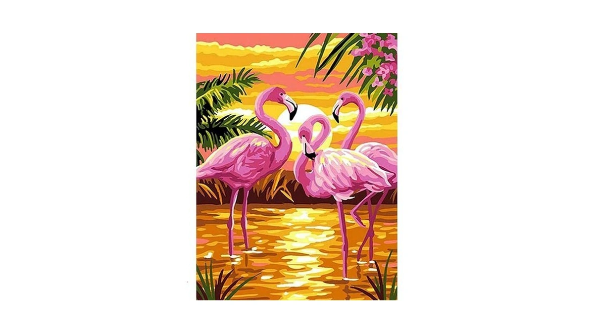Lykeji Diamond Art Kits For Adults, Flamingo Pattern