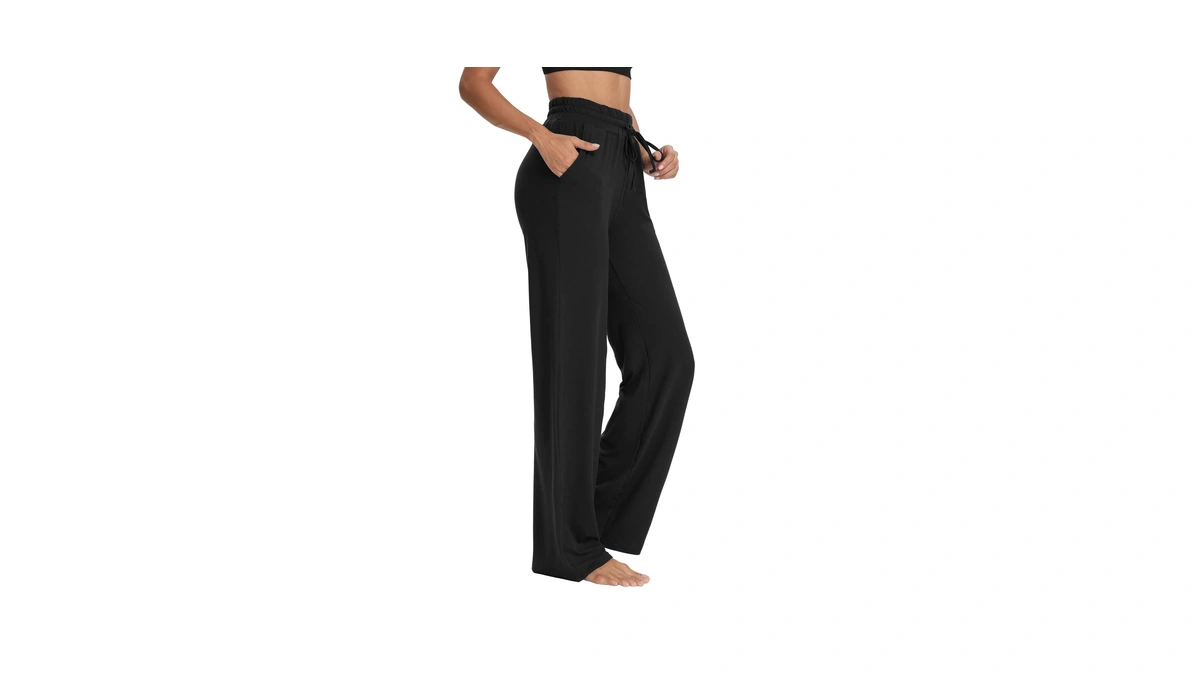 Sarin Mathews Womens Yoga Sweatpants Wide Leg Lounge Pajamas Pants
