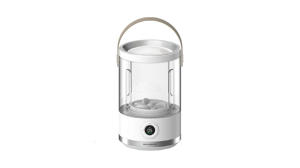 Portable Laudry Washer Wireless Rechargeable Mini Washing Machine 1.2l For
