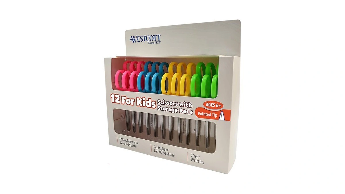 Westcott Right & Left-handed Scissors For Kids - Back To