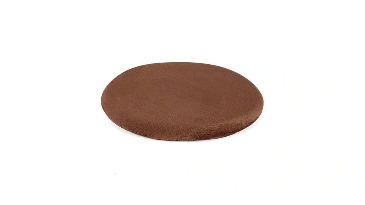 13" Memory Foam Seat Cushion, Soft Fabric Round Bar Stool