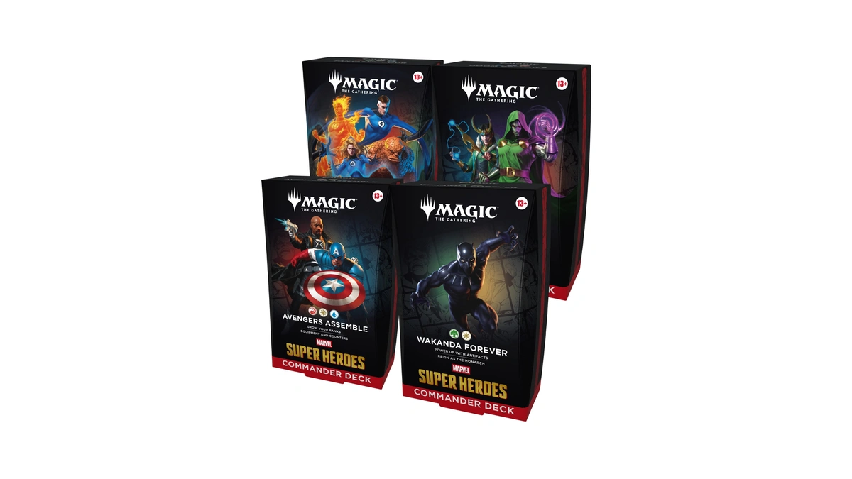 Magic: The Gathering | Marvel Super Heroes Commander Deck Bundle