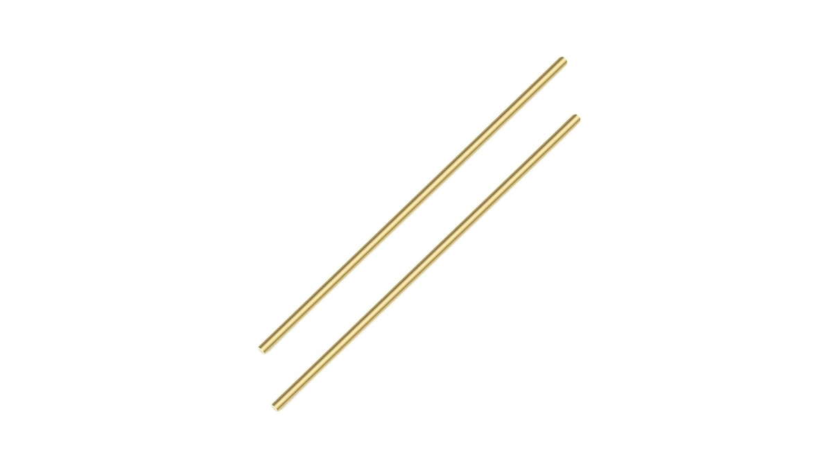 Sutemribor Brass Solid Round Rod Lathe Bar Stock, 1/8 Inch