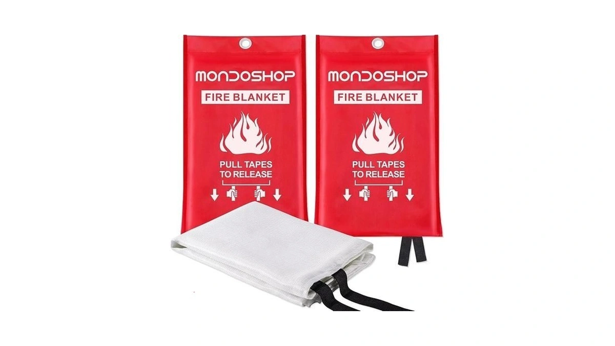Mondoshop Fire Blankets Emergency For Kitchen Home - Emergency Fire