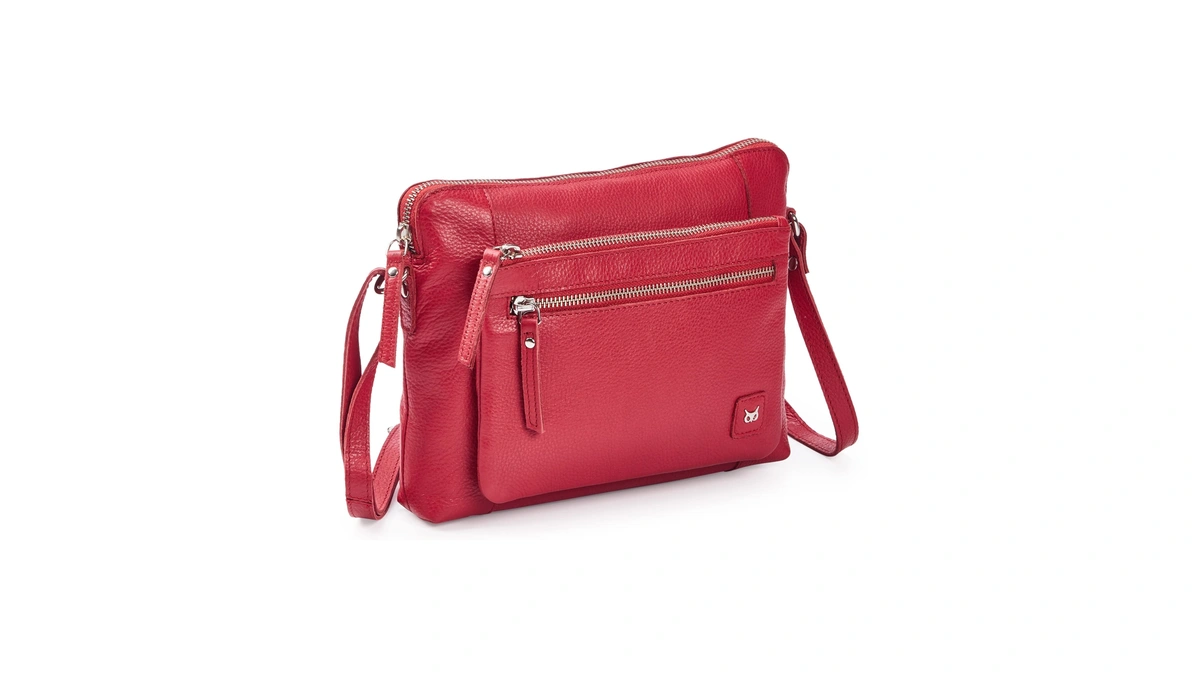 Leather Crossbody Bags For Women Small Soft Genuine Pebbled Sling