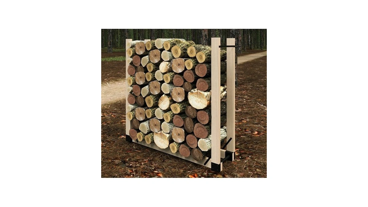 Amazon : Fire Beauty Firewood Log Storage Rack 2-