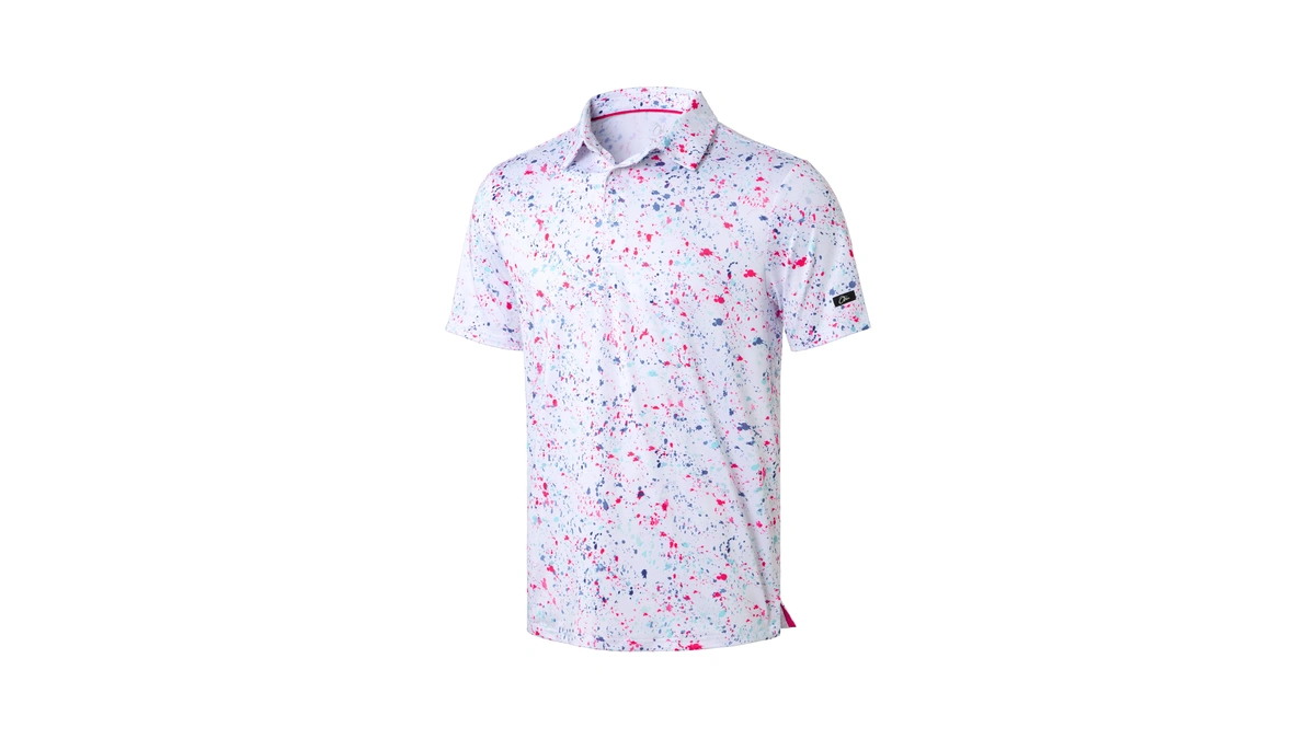 Obla Mens Golf Polo Shirts Short Sleeve Dry Fit Performance