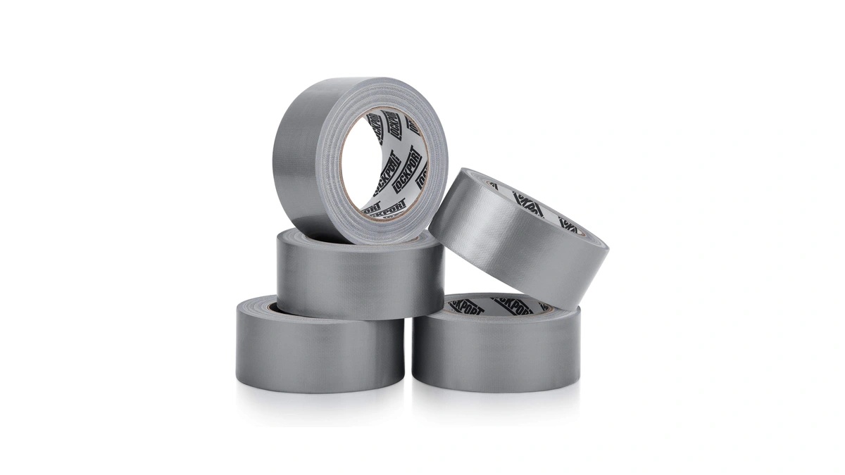 Lockport 5 Pack Duct Tape Heavy Duty Waterproof, Strong Adhesive