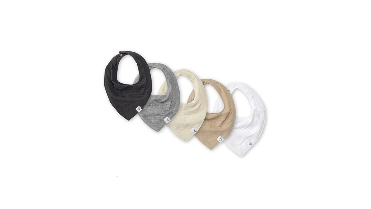 Burts Bees Baby Infant Bibs, 100% Organic Cotton Drool Cloths,