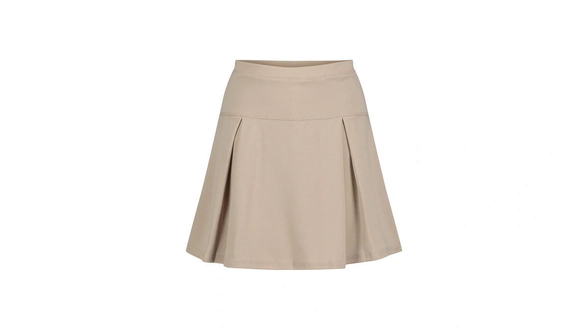 Izod Girls' School Uniform Pull-on Scooter Skirt With Undershorts, Knit