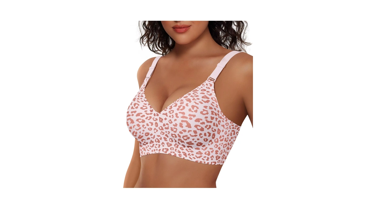 Vertvie Jelly Bra No Underwire Seamless Push Up Full Coverage,