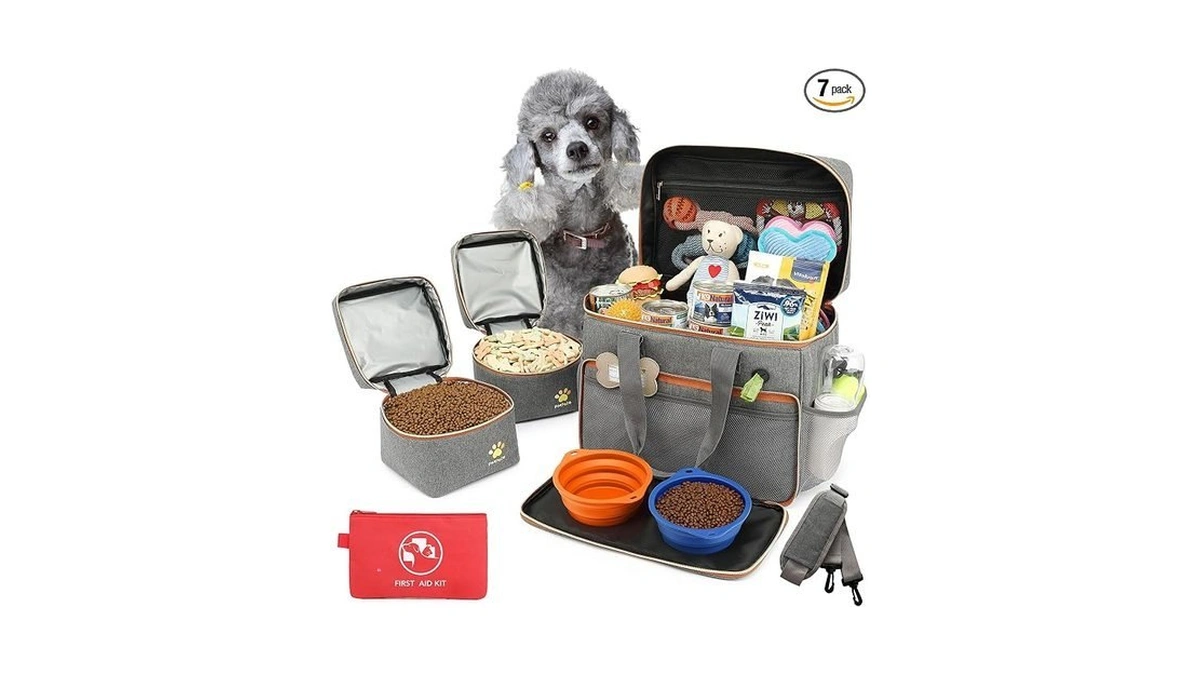 Pmpete Dog Travel Bag For Traveling| Week Away/overnight Dog Travel