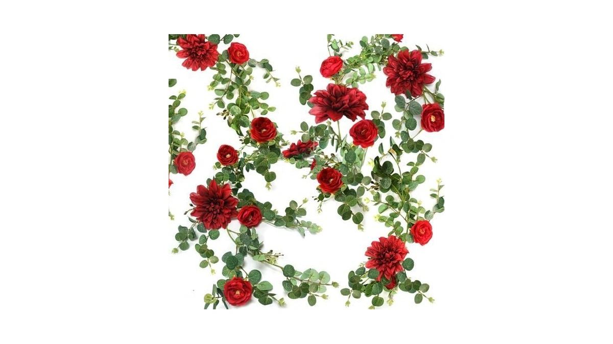 Eucalyptus Garlands, Flower Garland, Wedding Arch Flowers, Floral Swag For