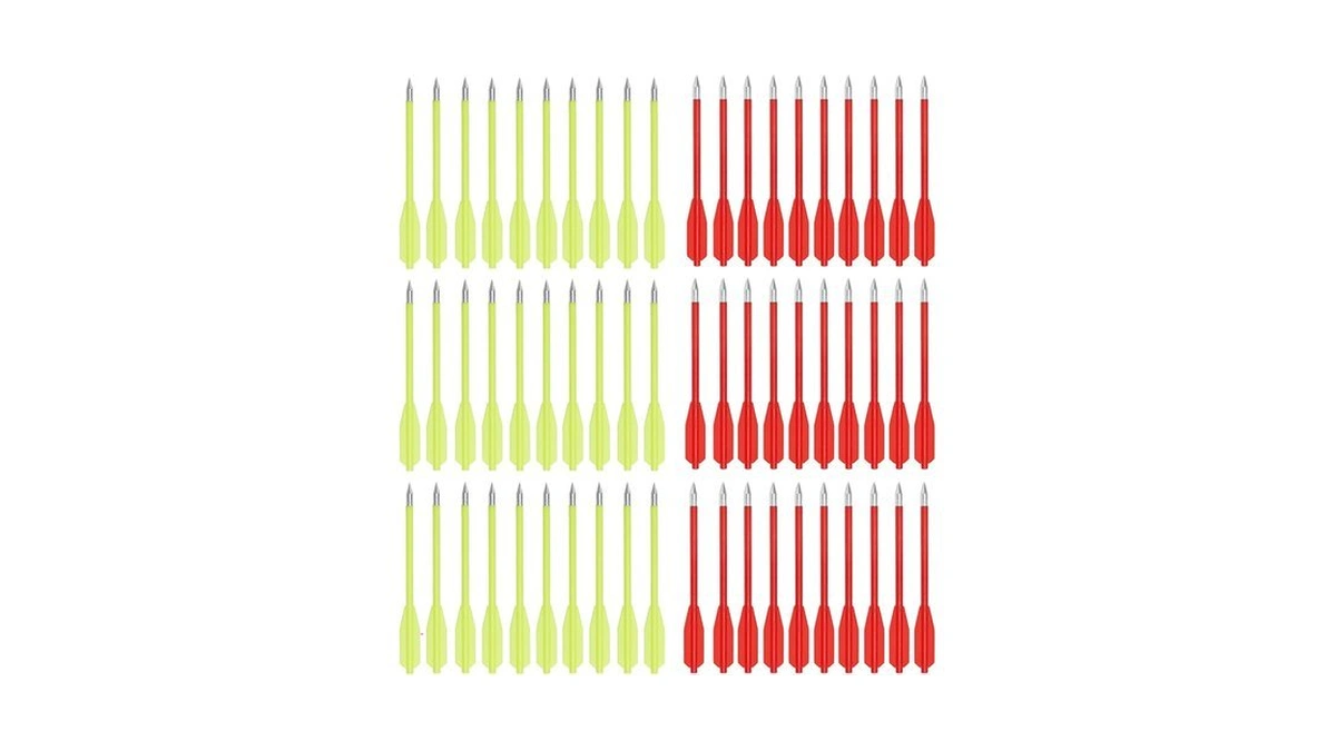 60pcs 6.3 Inch 50-80lb Mini Archery Crossbow Bolts Set With