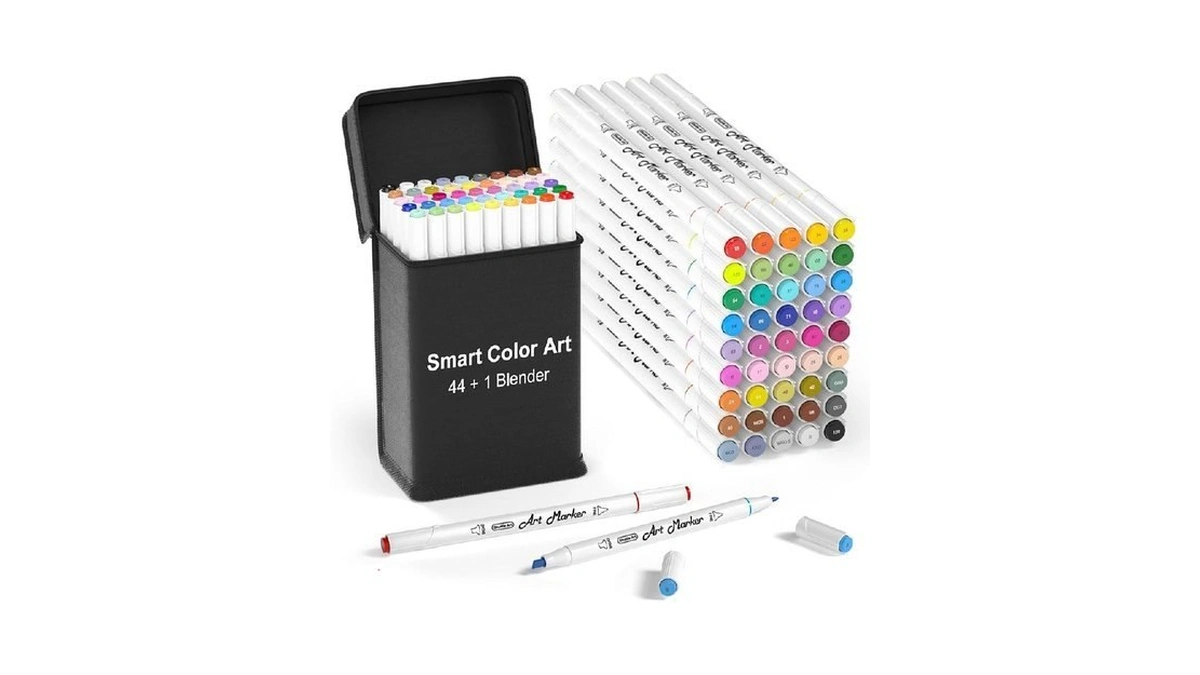 Smart Color Art Art Markers, 44 Coloring Markers And 1
